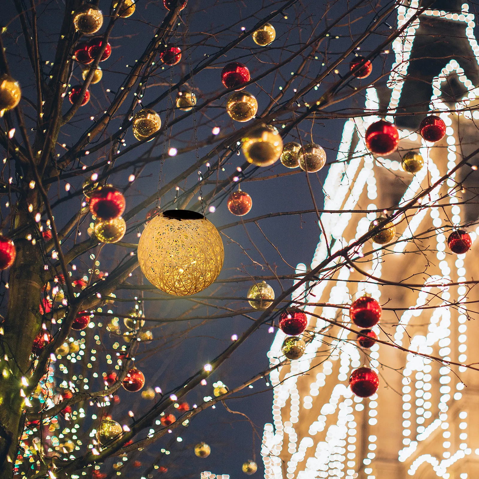 1 шт. Солнечный садовый светильник-шар из ротанга, подвесной, с пластиковым железным каркасом, зарядка днем, автоматическое включение ночью, теплый романтический свет для улицы
1 шт. Солнечный садовый светильник-шар из ротанга, подвесной, с пластиковым железным каркасом, зарядка днем, автоматическое включение ночью, теплый романтический свет для улицы