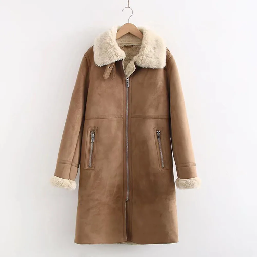 Winter 2023 New Women's Fashion Lapel Chain Style Retro Casual Locomotive Fur Body Warm Long Sleeve Cotton-padded Coat
Winter 2023 New Women's Fashion Lapel Chain Style Retro Casual Locomotive Fur Body Warm Long Sleeve Cotton-padded Coat