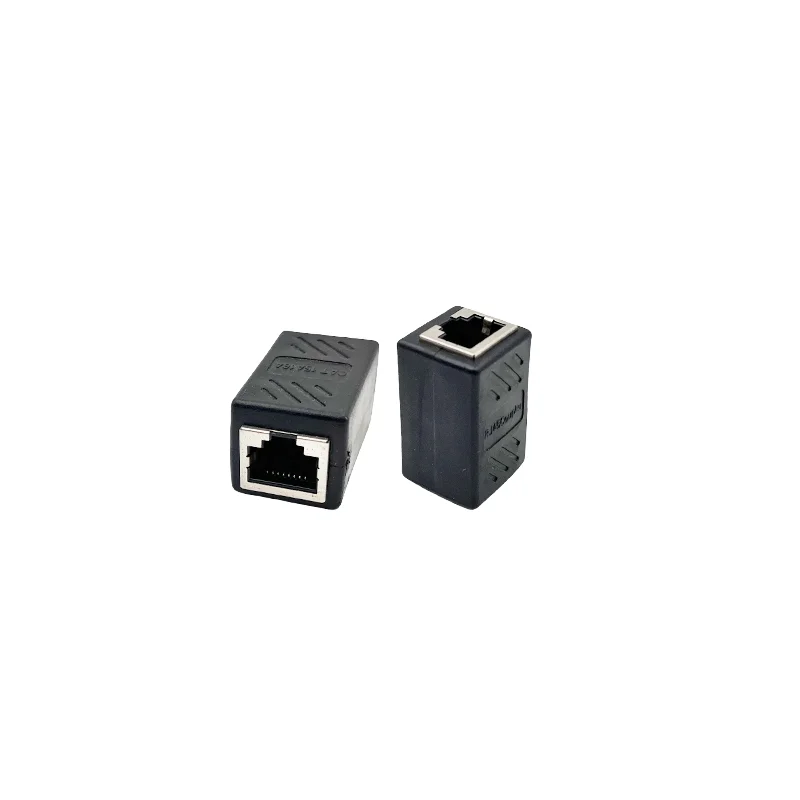 RJ45 coupler black square female RJ45 terminal industrial automation LAN RJ45 base
RJ45 coupler black square female RJ45 terminal industrial automation LAN RJ45 base