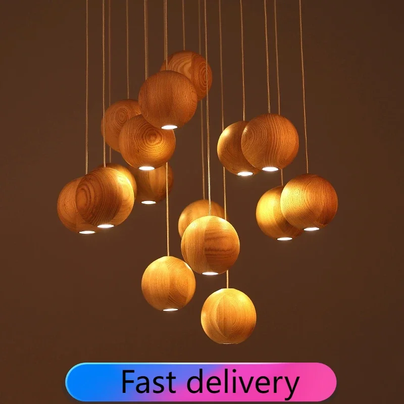 Modern Nordic Wood Chandelier LED Pendant Light for Dining Room Villa Hotel Living Room Home Decor
Modern Nordic Wood Chandelier LED Pendant Light for Dining Room Villa Hotel Living Room Home Decor