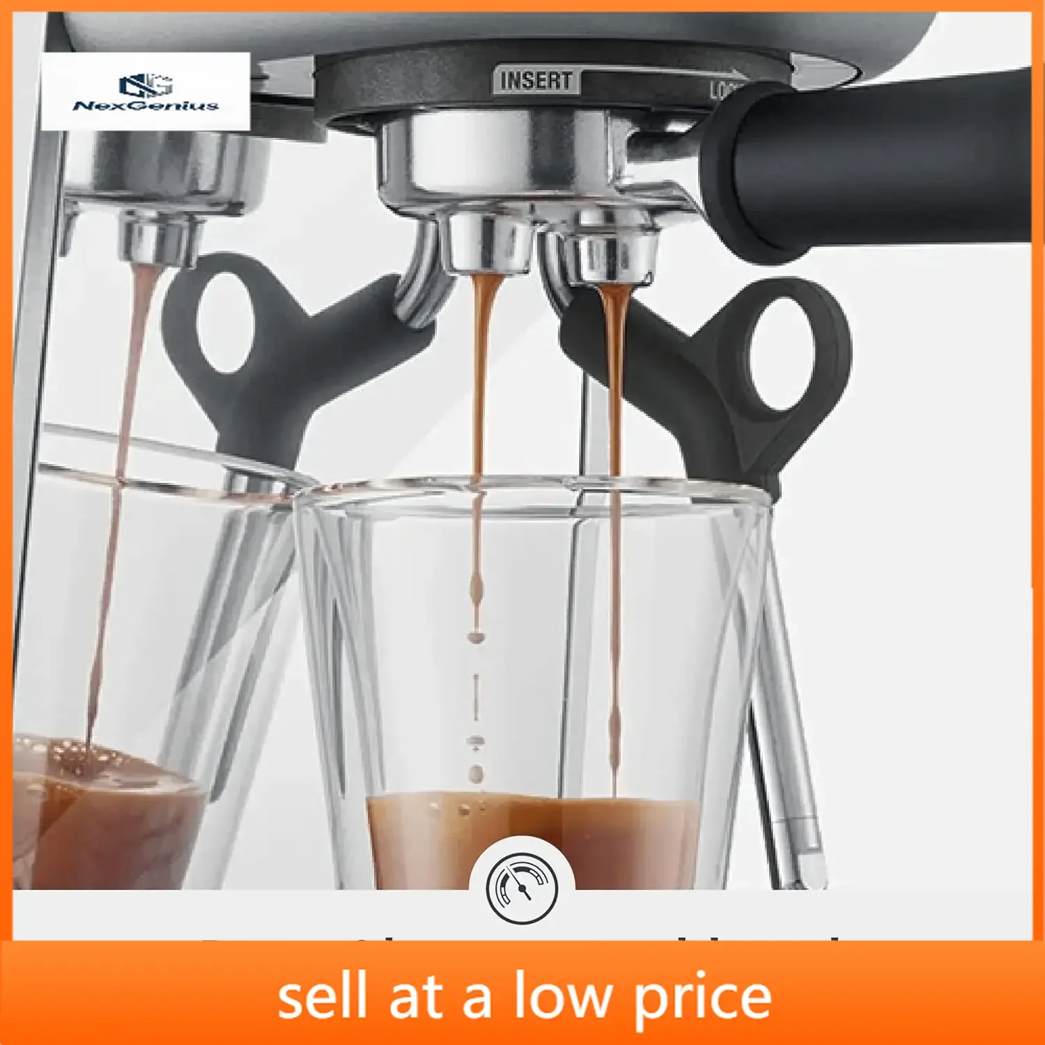 Bambino Plus Espresso Machine BES500BSS, Brushed Stainless Steel
Bambino Plus Espresso Machine BES500BSS, Brushed Stainless Steel
