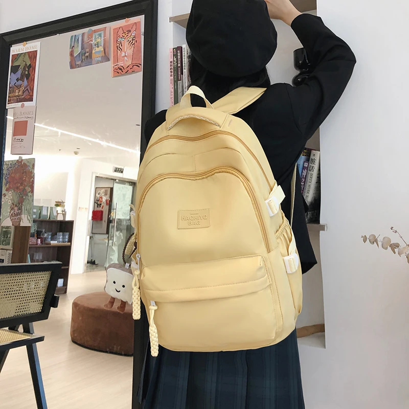 Solid color large-capacity backpack,Fashionable College Backpacks for Men and Women,Trendy Women's Laptop Backpack
Solid color large-capacity backpack,Fashionable College Backpacks for Men and Women,Trendy Women's Laptop Backpack