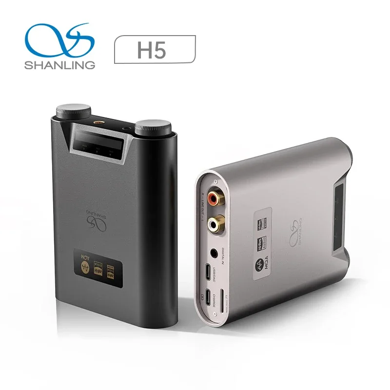 SHANLING H5 Hi-Res Bluetooth 5.0 HIFI Headphone Amplifier Music Player MQA Decoder Dual AK4493SEQ USB DAC
SHANLING H5 Hi-Res Bluetooth 5.0 HIFI Headphone Amplifier Music Player MQA Decoder Dual AK4493SEQ USB DAC