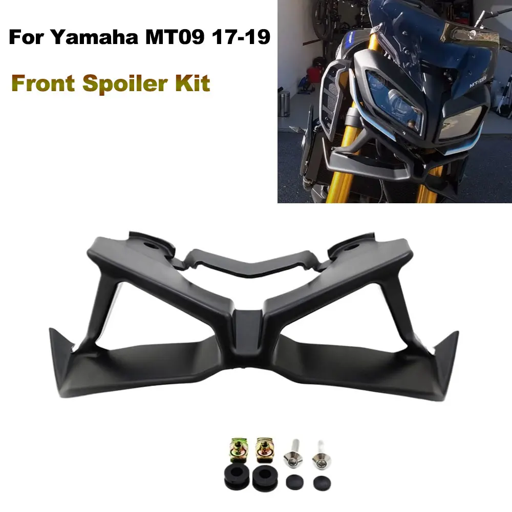 For MT09 Motorcycle Front Spoiler Kit For Yamaha MT-09 MT09 SP 2017-2020 Frontal Spoilers Aerodynamic Wing Kit Spoiler
For MT09 Motorcycle Front Spoiler Kit For Yamaha MT-09 MT09 SP 2017-2020 Frontal Spoilers Aerodynamic Wing Kit Spoiler