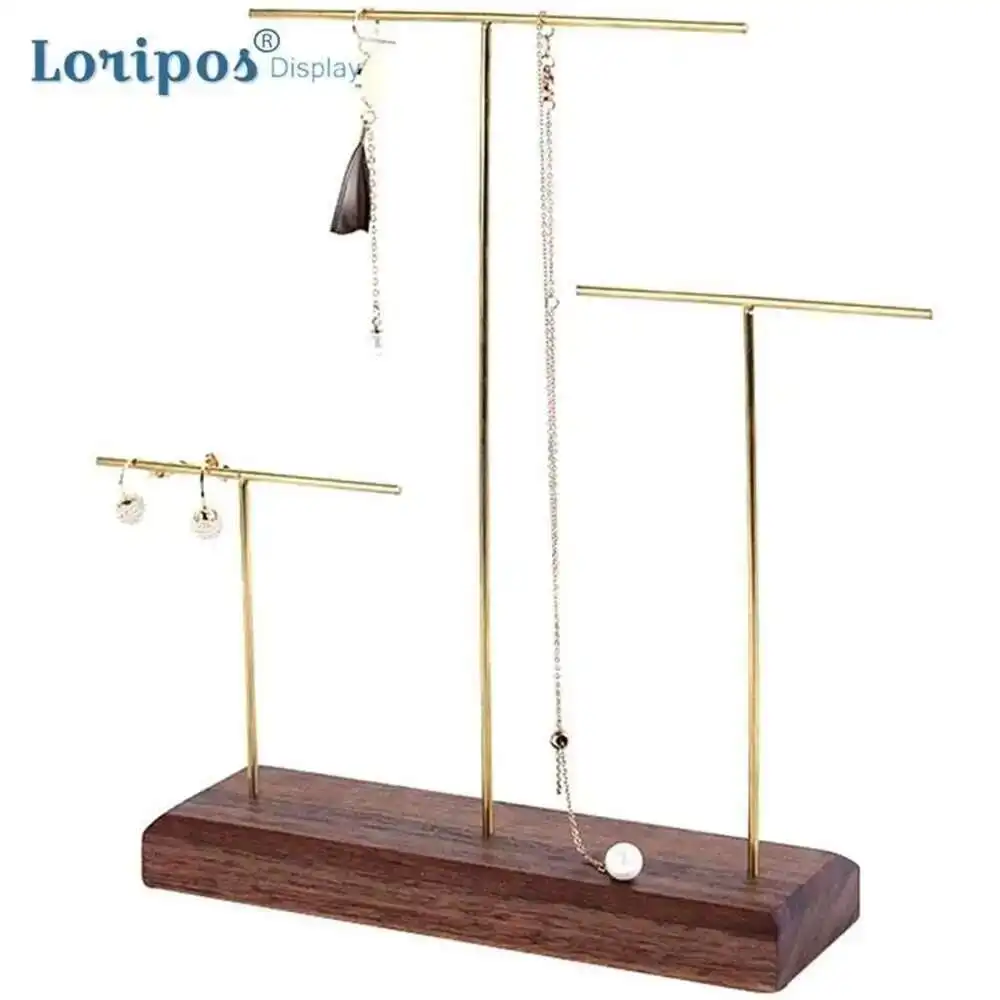 Black Walnut Wood Earring Display Rack Rose Golden Metal Hook Necklace Rack Jewelry Display Props Earrings Rack Earring Hanger
Black Walnut Wood Earring Display Rack Rose Golden Metal Hook Necklace Rack Jewelry Display Props Earrings Rack Earring Hanger