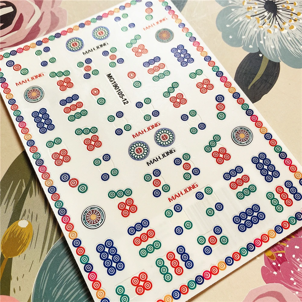 MG190105-12 Card Solitaire Mahjong Currency USD DIY 3D Back glue Nail decal Nail sticker Nail decoration Nail art Nail tool
MG190105-12 Card Solitaire Mahjong Currency USD DIY 3D Back glue Nail decal Nail sticker Nail decoration Nail art Nail tool
