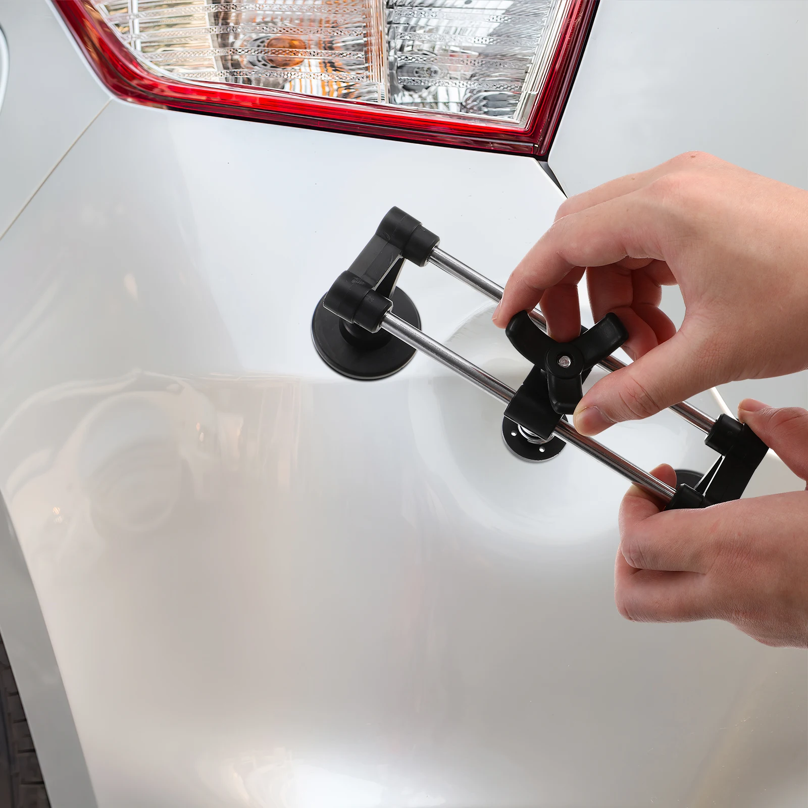 Dent Puller Kit Professional ABS Stainless Steel Repair Tool for Car Truck Appliance Dent Removal Lever Principle Set 
Dent Puller Kit Professional ABS Stainless Steel Repair Tool for Car Truck Appliance Dent Removal Lever Principle Set