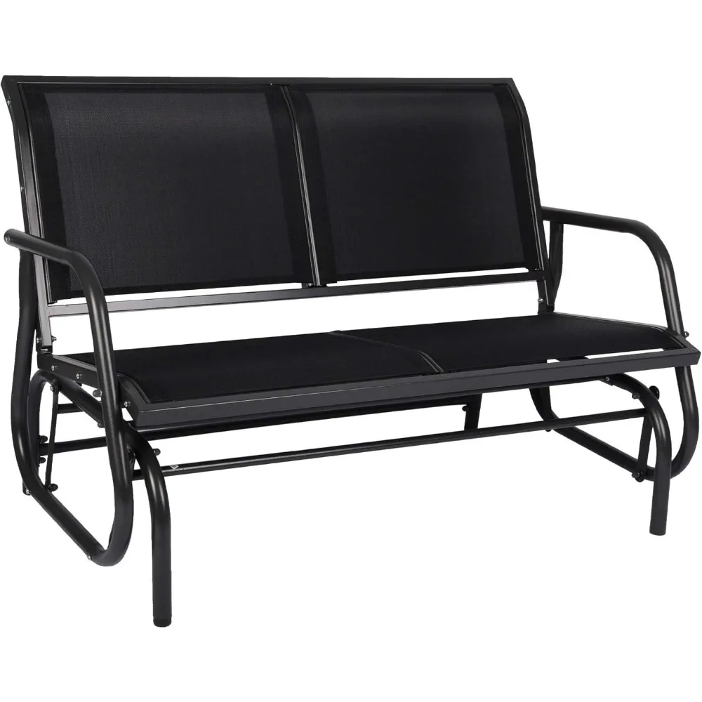 Outdoor Patio Swing Glider Bench-Loveseat Mesh Seating and Smooth Glide Rocker 2 Person Chair with Weather Resistant Steel
Outdoor Patio Swing Glider Bench-Loveseat Mesh Seating and Smooth Glide Rocker 2 Person Chair with Weather Resistant Steel