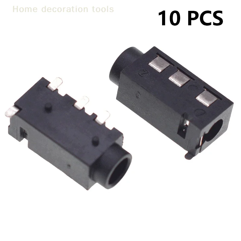 10 Count; 4-Contact TRRS Audio Jack; 3.5MM; Right Angle; Through Holes PCB; No Internal Switch Feature
10 Count; 4-Contact TRRS Audio Jack; 3.5MM; Right Angle; Through Holes PCB; No Internal Switch Feature