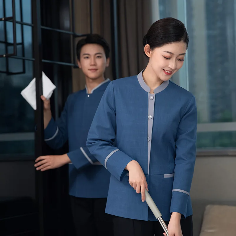 Hotel Room Cleaning Uniforms Autumn Winter Property Hotel Cleaning Staff Uniforms Mall Hospital Cleaning Workwear Unisex
Hotel Room Cleaning Uniforms Autumn Winter Property Hotel Cleaning Staff Uniforms Mall Hospital Cleaning Workwear Unisex