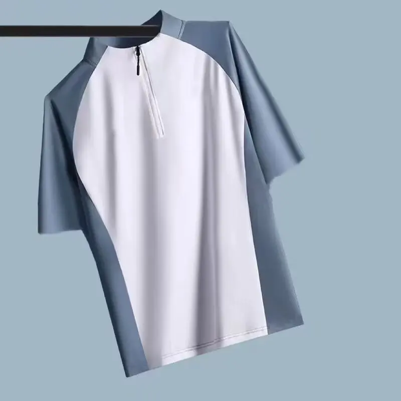 New Summer Cool Half-zip Loose Quick-Dry Training Men's Causal Lightweight Customized LOGO
New Summer Cool Half-zip Loose Quick-Dry Training Men's Causal Lightweight Customized LOGO