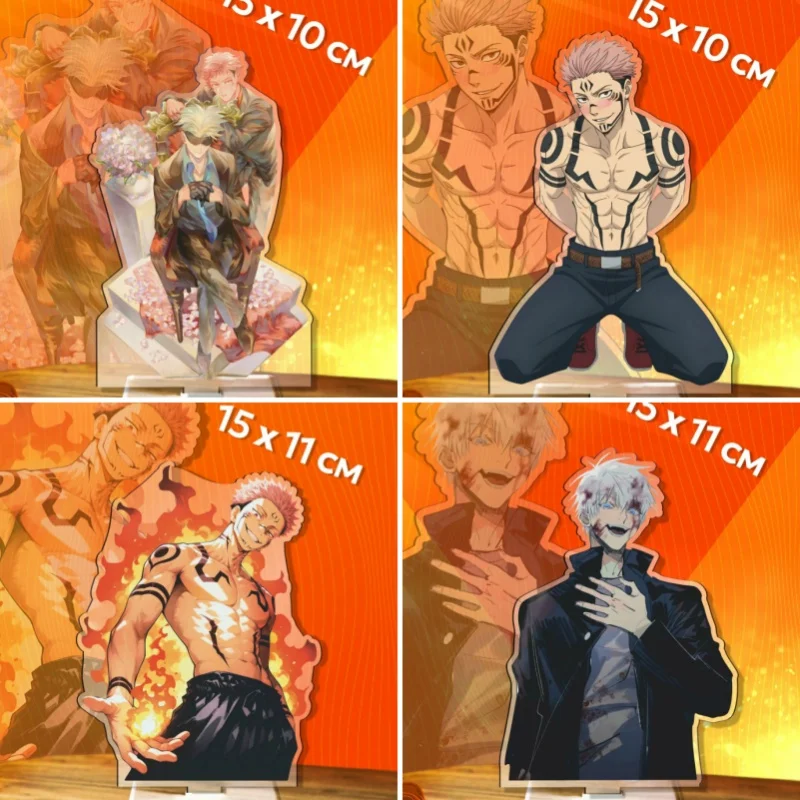 15Cm Acrylic Standee for Jjk Ryomen Sukuna Satoru Gojo Anime Character Peripheral Acrylic Standee Bedroom Decorative Present
15Cm Acrylic Standee for Jjk Ryomen Sukuna Satoru Gojo Anime Character Peripheral Acrylic Standee Bedroom Decorative Present