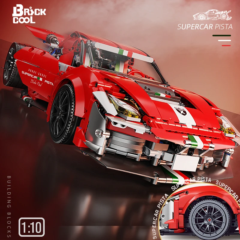 2048pcs DECOOL Retrofit Red Ferraried Sports Car Building Blocks High-Tech Low Body Supercar Model Bricks Toys For Boys Gifts
2048pcs DECOOL Retrofit Red Ferraried Sports Car Building Blocks High-Tech Low Body Supercar Model Bricks Toys For Boys Gifts