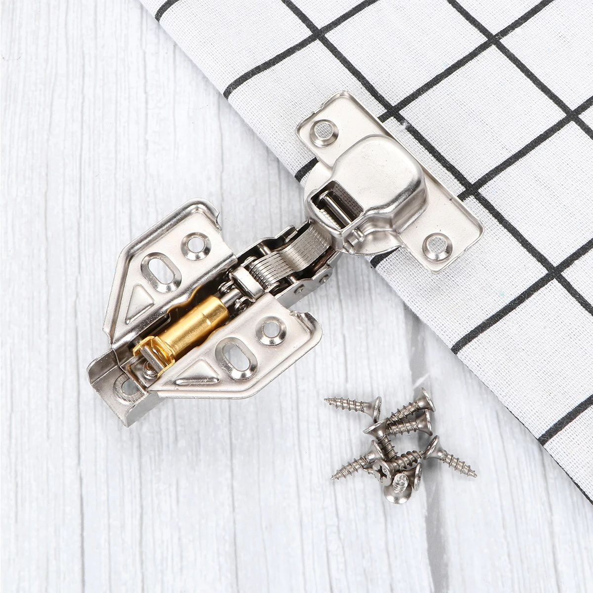 10 pcs Hydraulic Hinges Stainless Steel Heavy Duty Furniture Concealed Silent Buffering Stabilization Positioning Holes Easy
10 pcs Hydraulic Hinges Stainless Steel Heavy Duty Furniture Concealed Silent Buffering Stabilization Positioning Holes Easy