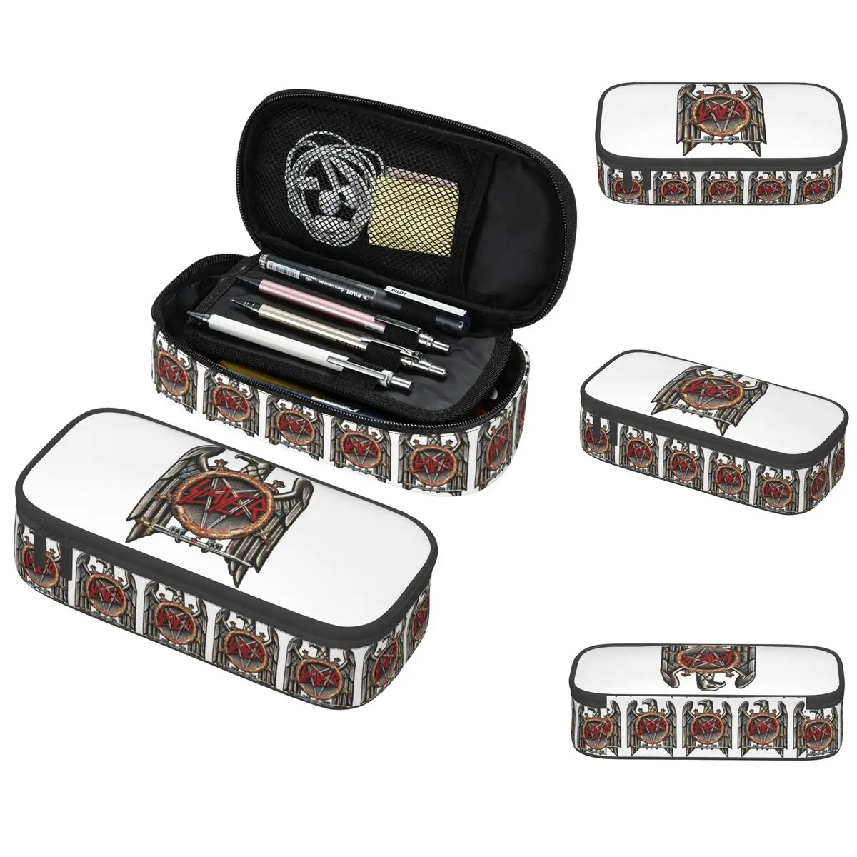 Slayer Heavy Metal Rock Band Pencil Case for Students Gifts Pen Box Pencil Bag Stationery Supplies Pen Holder Bag
Slayer Heavy Metal Rock Band Pencil Case for Students Gifts Pen Box Pencil Bag Stationery Supplies Pen Holder Bag