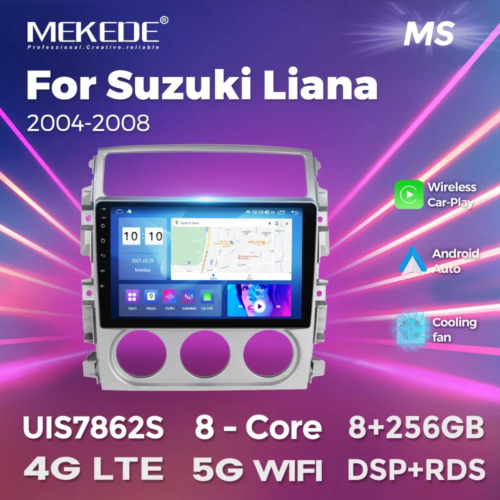 MEKEDE Car Radio Navigation Stereo for Suzuki Liana 2004 - 2013 Android Touch Screen Automotive Carplay WIFI Bluetooth Receiver
MEKEDE Car Radio Navigation Stereo for Suzuki Liana 2004 - 2013 Android Touch Screen Automotive Carplay WIFI Bluetooth Receiver