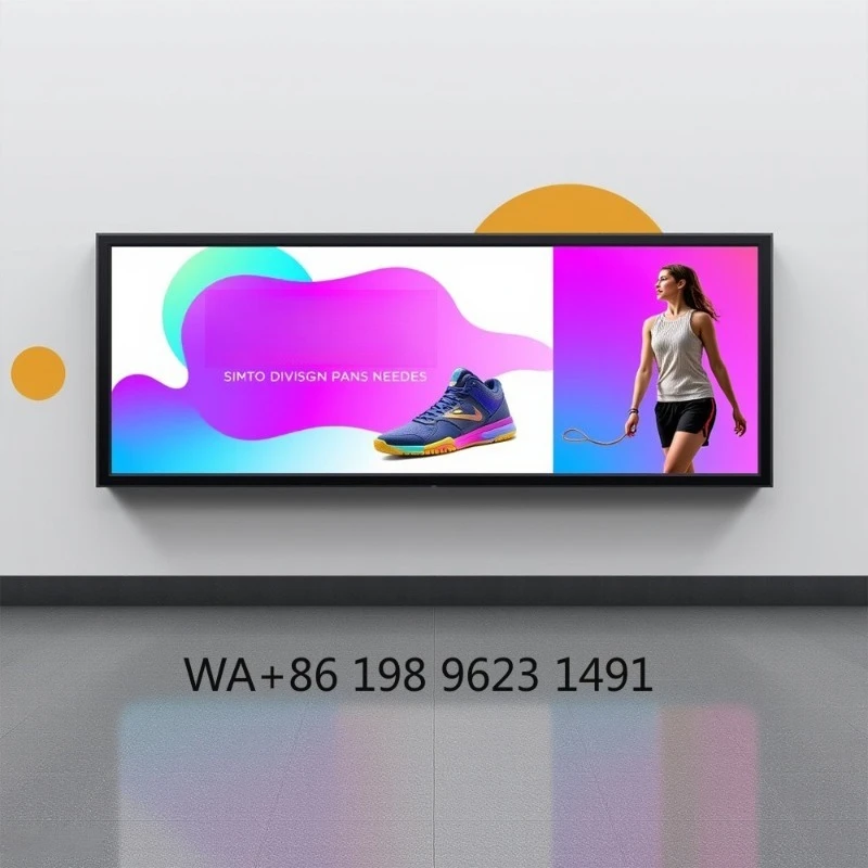 Mini-LED IPS LCD Cutting Strip Screen 500cd/m 98% Adobe RGB Wall-mounted Backlit Advertising Display
Mini-LED IPS LCD Cutting Strip Screen 500cd/m 98% Adobe RGB Wall-mounted Backlit Advertising Display