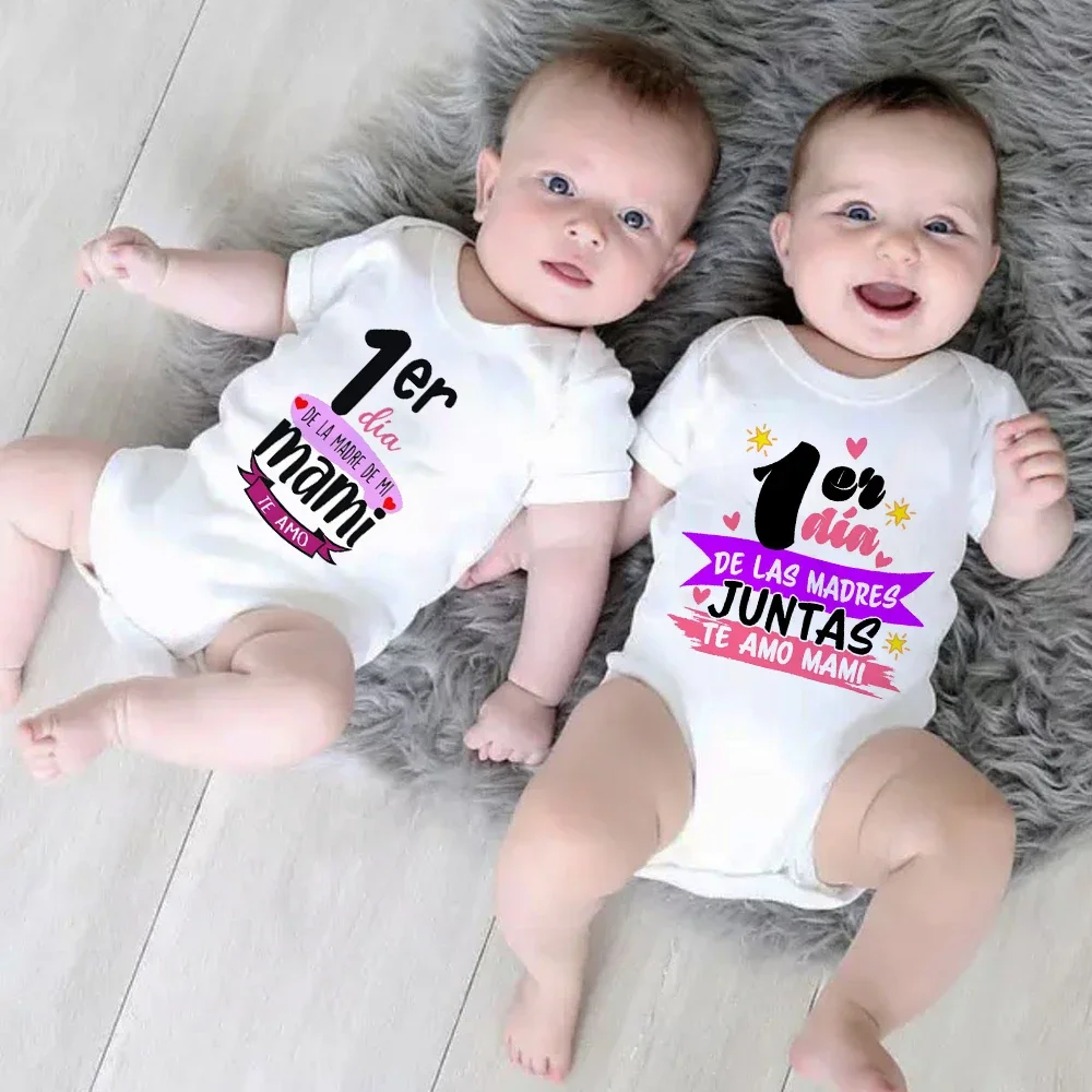 Happy First Mother's Day Print Baby Bodysuit Baby Romper Boys Girls Cute Clothes Toddler Jumpsuit Newbron Mother's Day Gift
Happy First Mother's Day Print Baby Bodysuit Baby Romper Boys Girls Cute Clothes Toddler Jumpsuit Newbron Mother's Day Gift