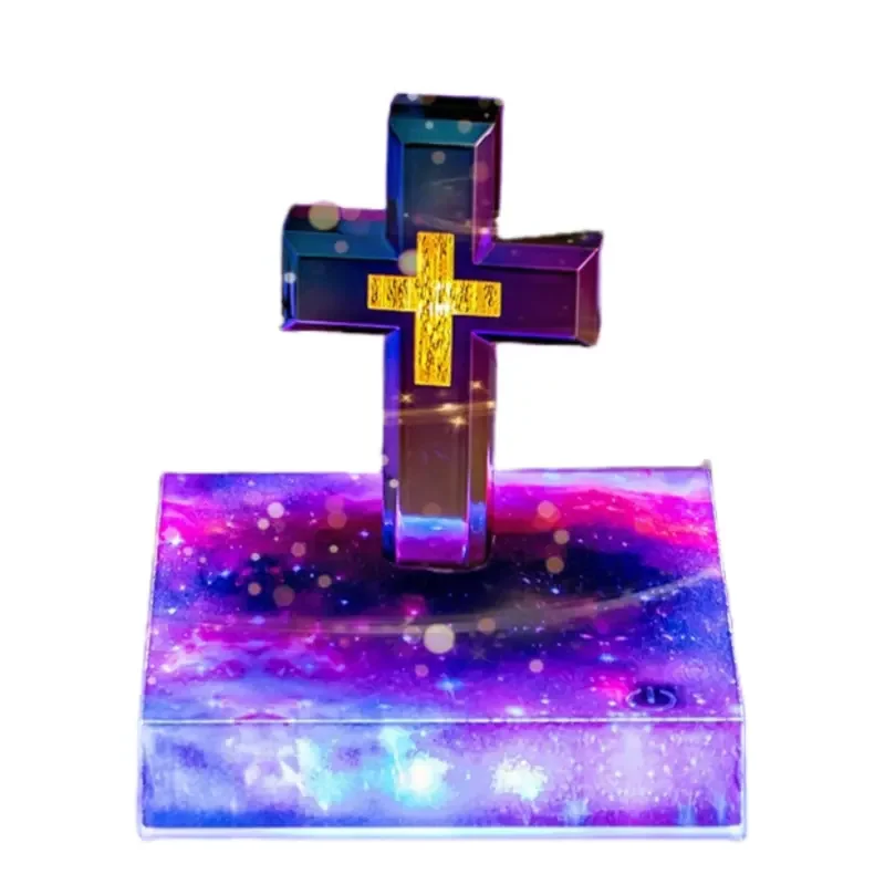 Magnetic Levitating Cross Floating Christian Cross Bible Base Levitating Cross Floating Light for Home Decoration
Magnetic Levitating Cross Floating Christian Cross Bible Base Levitating Cross Floating Light for Home Decoration