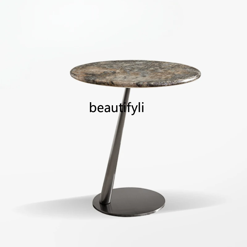 Italian Minimalist Natural Luxury Stone Marble Side Table Corner Table Nordic Home Creative round Table
Italian Minimalist Natural Luxury Stone Marble Side Table Corner Table Nordic Home Creative round Table