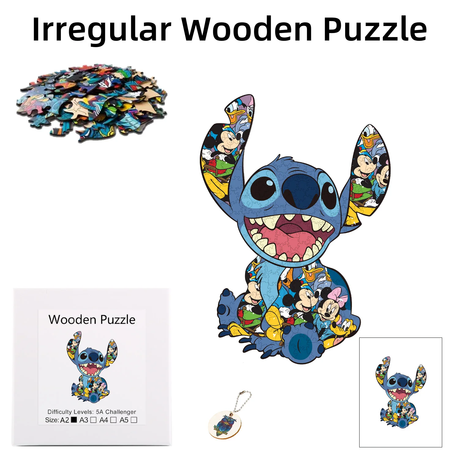Disney's Alien Colorful Stitch jigsaw Wooden Puzzle Is The Best Christmas Gift For Children Family And Friends
Disney's Alien Colorful Stitch jigsaw Wooden Puzzle Is The Best Christmas Gift For Children Family And Friends
