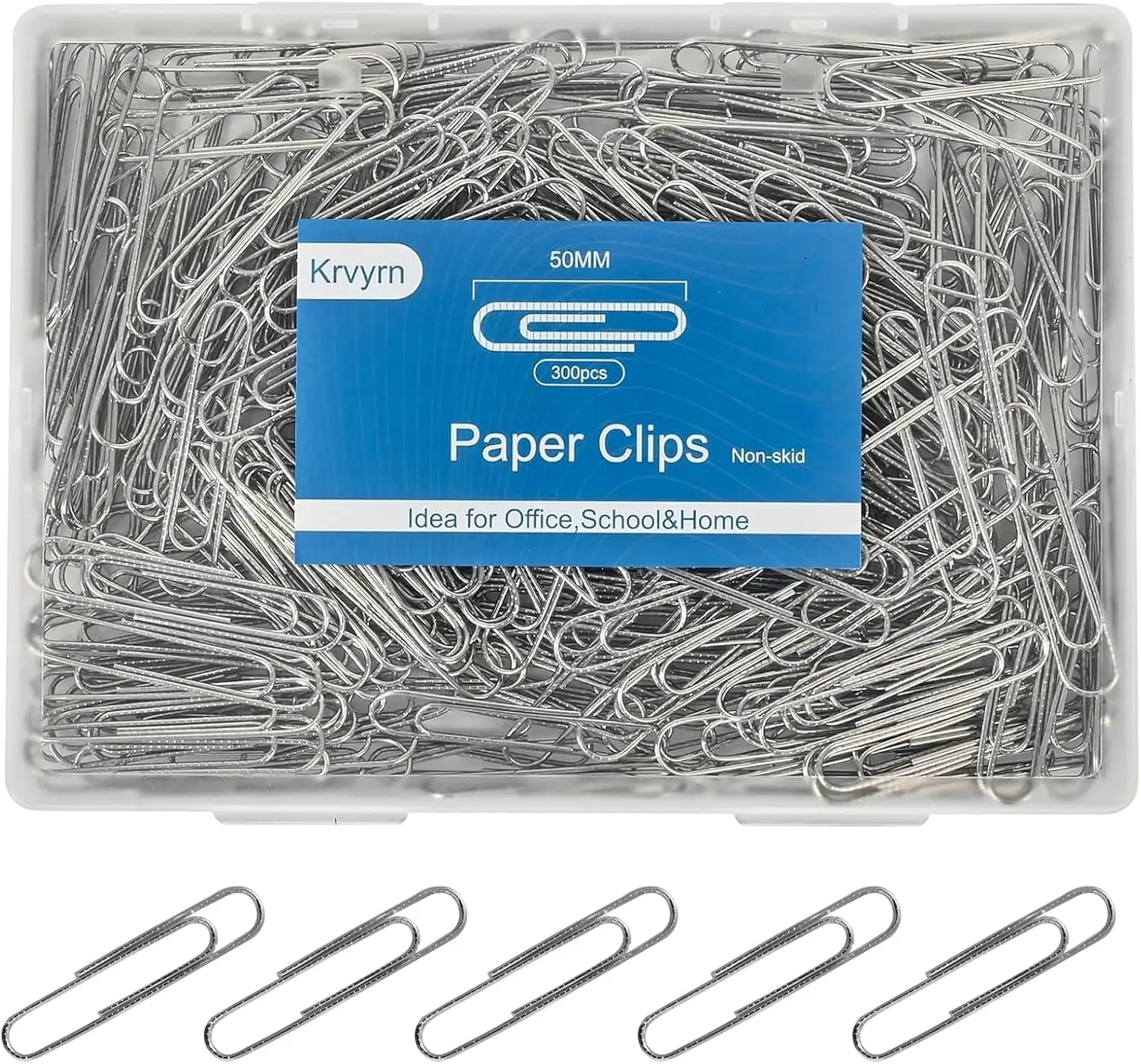 2 Inch Jumbo Paper Clips, 300 Pcs Non-Skid Metal Clips for Office & School
2 Inch Jumbo Paper Clips, 300 Pcs Non-Skid Metal Clips for Office & School