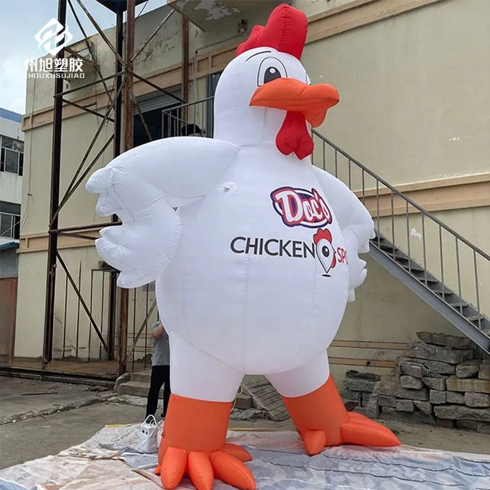 Inflatable rooster, advertising decoration - a white inflatable large rooster, used for event decoration
Inflatable rooster, advertising decoration - a white inflatable large rooster, used for event decoration