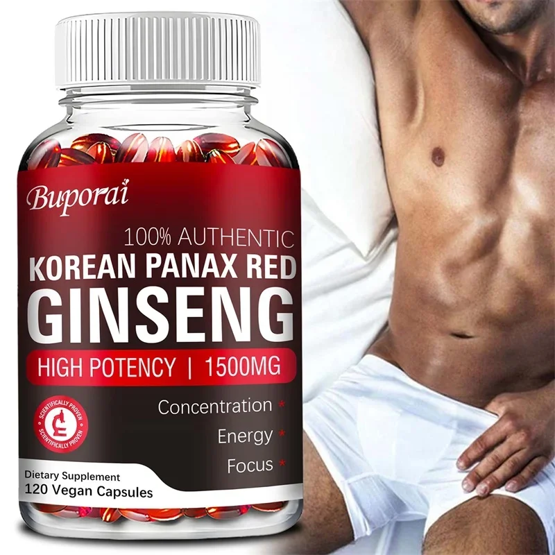 Korean Red Panax Ginseng Capsules - Enhance Energy, Relieve Fatigue, Immune Support, Boosts Energy and Stamina
Korean Red Panax Ginseng Capsules - Enhance Energy, Relieve Fatigue, Immune Support, Boosts Energy and Stamina