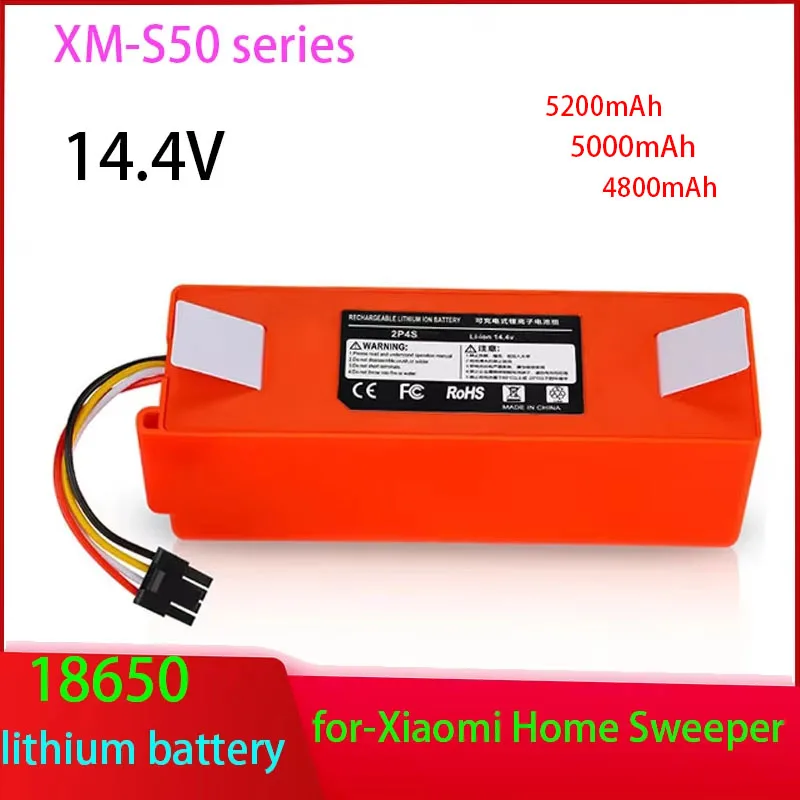 New 2P4S-5200S 14.4V robot vacuum cleaner replaces battery for Xiaomi Roborock cleaning robot S55 S65 S51 S5 MAX MAX S6
New 2P4S-5200S 14.4V robot vacuum cleaner replaces battery for Xiaomi Roborock cleaning robot S55 S65 S51 S5 MAX MAX S6