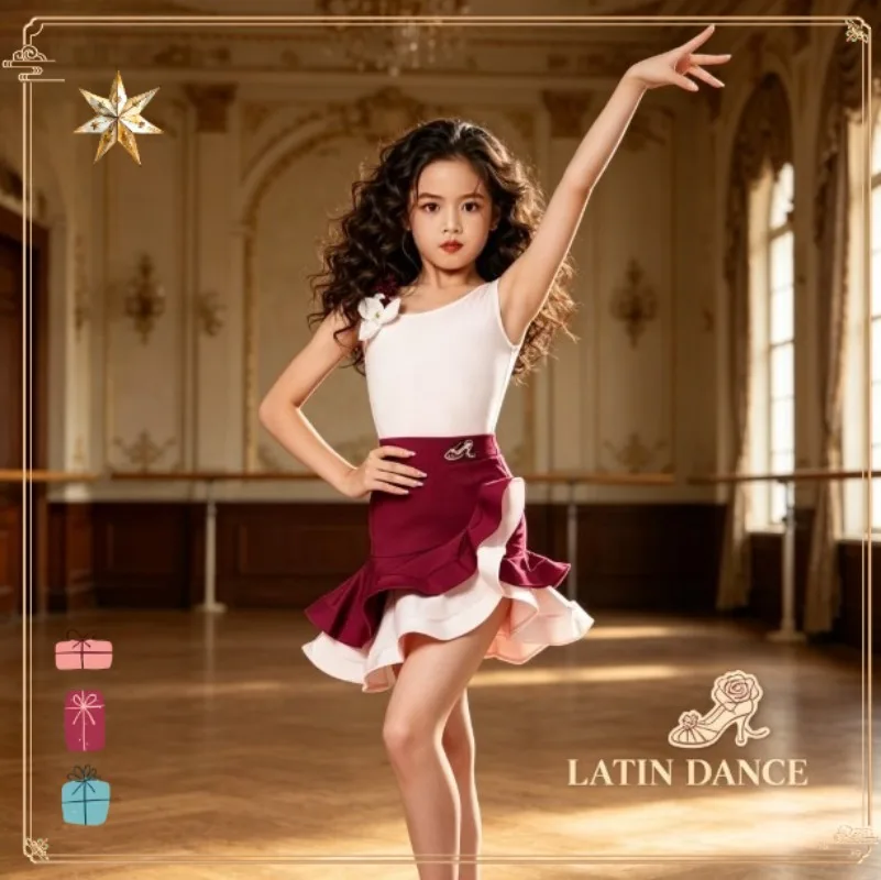 Girls Latin Dance Dress 2026 New Contrast Strap Suit Kids Professional Stage Performance Daily Practice Training Dance Outfit
Girls Latin Dance Dress 2026 New Contrast Strap Suit Kids Professional Stage Performance Daily Practice Training Dance Outfit