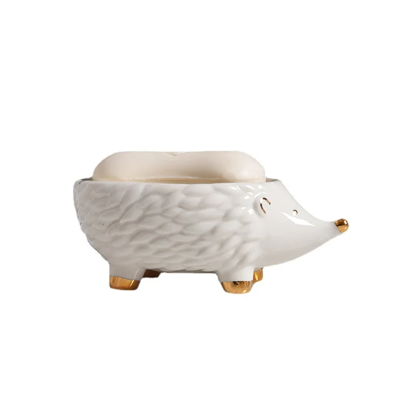 Nordic Modern Minimalist Retro Bathroom Decoration Soap Stand Ceramic Wholesale Hedgehog Soap Box Soap Holder Dish
Nordic Modern Minimalist Retro Bathroom Decoration Soap Stand Ceramic Wholesale Hedgehog Soap Box Soap Holder Dish