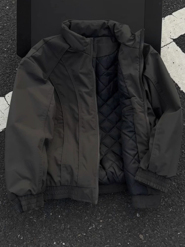 Thiened Carbon ey Patchwork Deconstructed Stand Collar Flight Jaet Men's Cotton Coat Winter Warm High-End Outerwear
Thiened Carbon ey Patchwork Deconstructed Stand Collar Flight Jaet Men's Cotton Coat Winter Warm High-End Outerwear