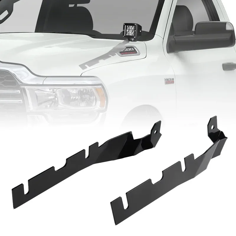 2pcs Hood Ditch Light Bar Mount Brackets For Dodge Ram 1500 2500 3500 2010-2018 Lamp Mounting Holder Offroad 4x4 Accessories
2pcs Hood Ditch Light Bar Mount Brackets For Dodge Ram 1500 2500 3500 2010-2018 Lamp Mounting Holder Offroad 4x4 Accessories