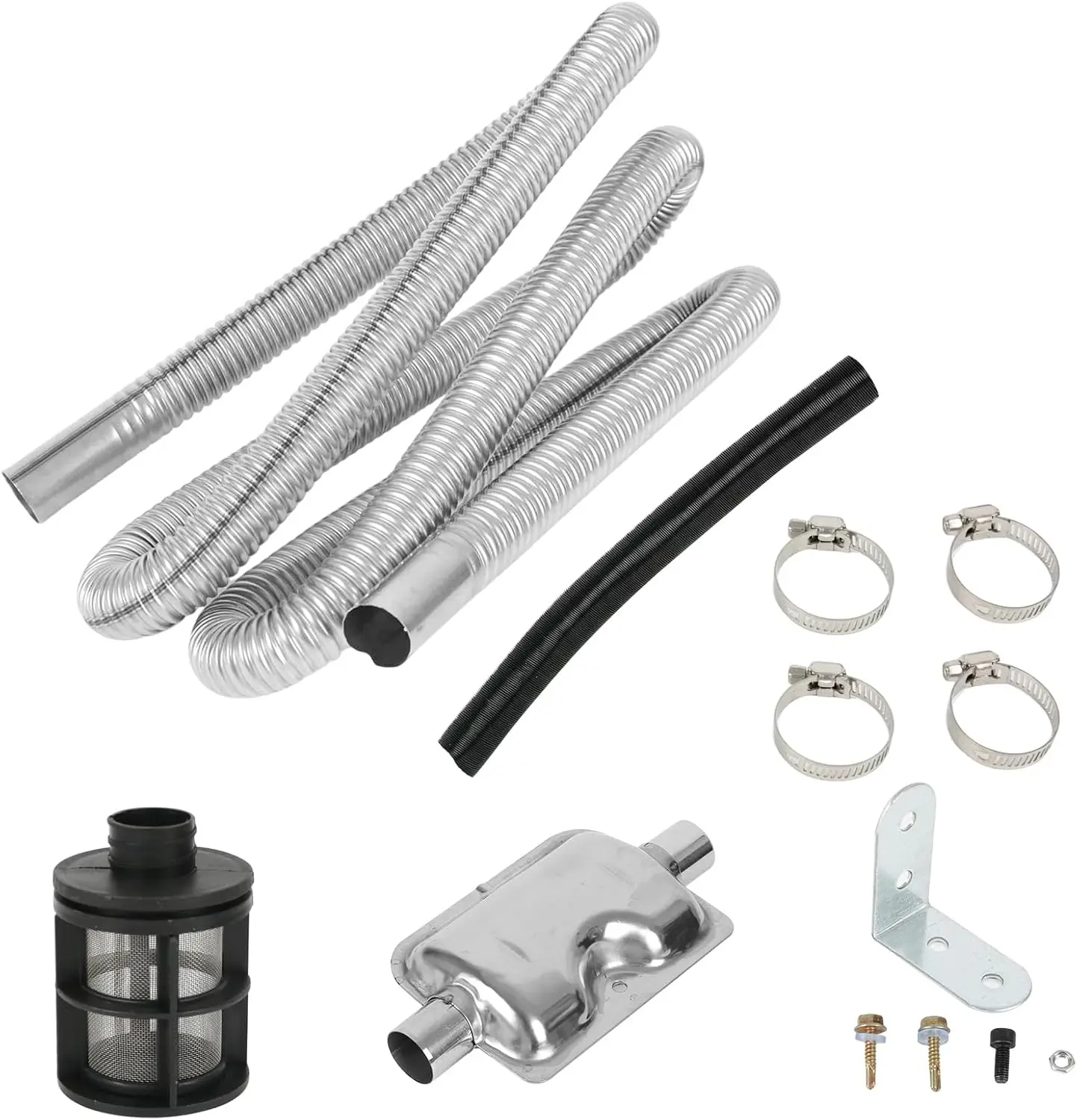 Комплект выхлопной трубы из нержавеющей стали с фильтром для обогревателя грузовика с прицепом на колесах
Комплект выхлопной трубы из нержавеющей стали с фильтром для обогревателя грузовика с прицепом на колесах