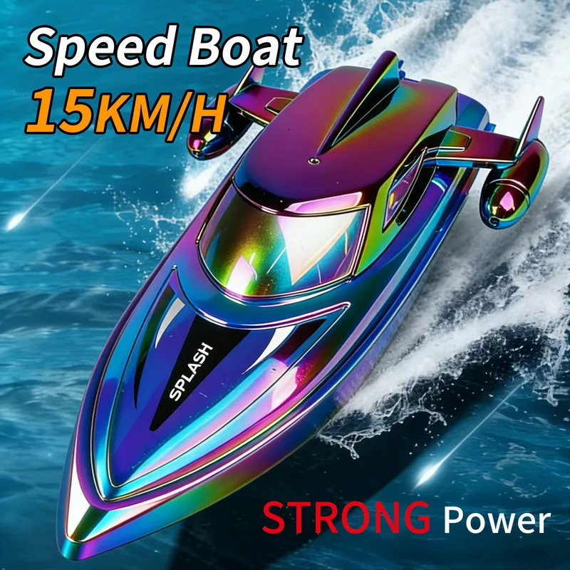 IN STOCK 2.4G Wireless RC Speedboat High Speed Racing Boat Electric Water Floating Toy Summer Outdoor Interactive Gift for Kids
IN STOCK 2.4G Wireless RC Speedboat High Speed Racing Boat Electric Water Floating Toy Summer Outdoor Interactive Gift for Kids