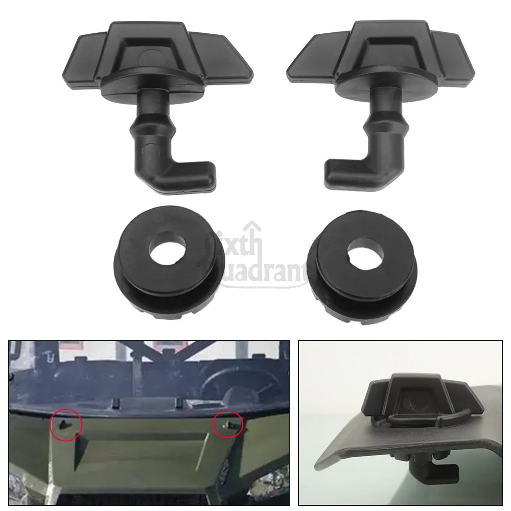 For Polaris Ranger RZR 900/1000 Sportsman ACE 2013-2024 2PCS ATV UTV Hood Latch Toggles Grommets Kit
For Polaris Ranger RZR 900/1000 Sportsman ACE 2013-2024 2PCS ATV UTV Hood Latch Toggles Grommets Kit