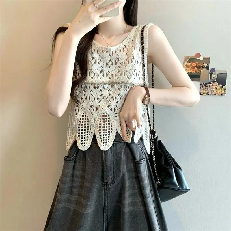 Summer Design Sense Hollow Tassel Sequins Sleeveless Vest Bohemian Ethnic Top
Summer Design Sense Hollow Tassel Sequins Sleeveless Vest Bohemian Ethnic Top