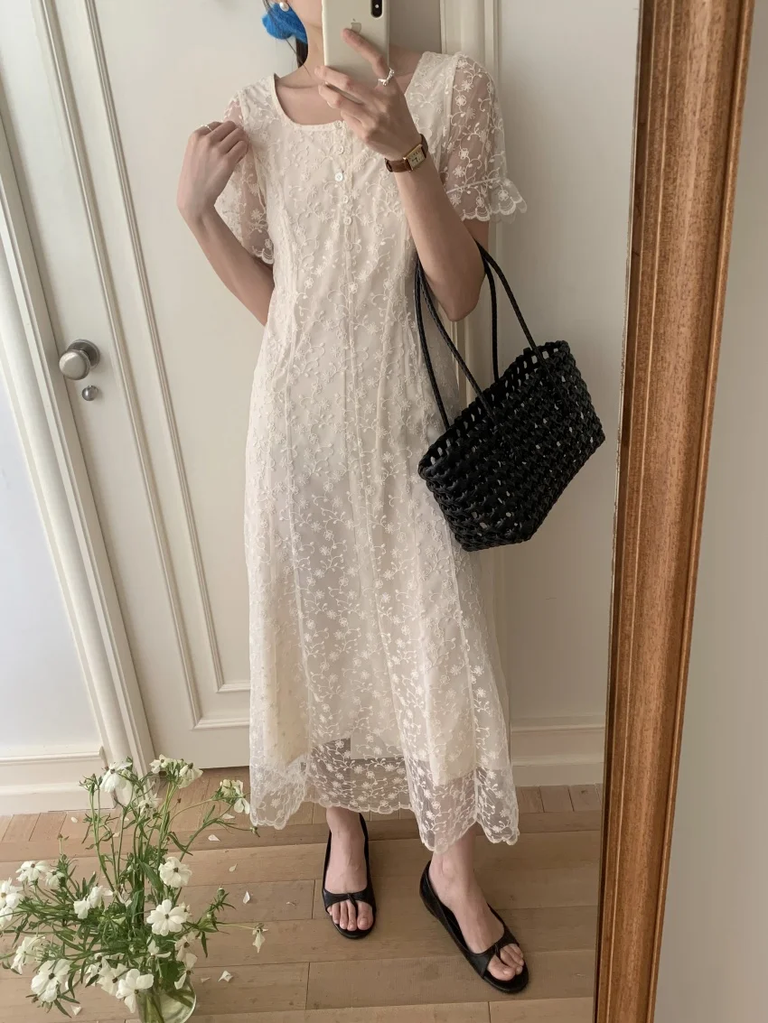 Alien Kitty Sweet Girls Women Dress Chic Daily New Slim Summer 2025 Office Lady Gentle Short Sleeve Loose Square Collar
Alien Kitty Sweet Girls Women Dress Chic Daily New Slim Summer 2025 Office Lady Gentle Short Sleeve Loose Square Collar