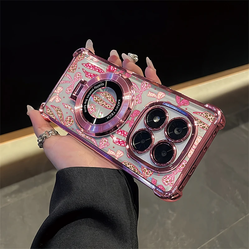 Phone Case For Xiaomi Redmi Note 12 Pro 4G 5G 11 Pro Plus 10 10S 10T 9S 12S 11S Bow Knots Print Plating Bracket Clear Cover
Phone Case For Xiaomi Redmi Note 12 Pro 4G 5G 11 Pro Plus 10 10S 10T 9S 12S 11S Bow Knots Print Plating Bracket Clear Cover