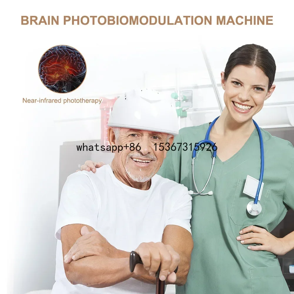 Near Infrared LED Helmet LED Adjustable Frequency Helmet, a Portable Brain Helmet
Near Infrared LED Helmet LED Adjustable Frequency Helmet, a Portable Brain Helmet