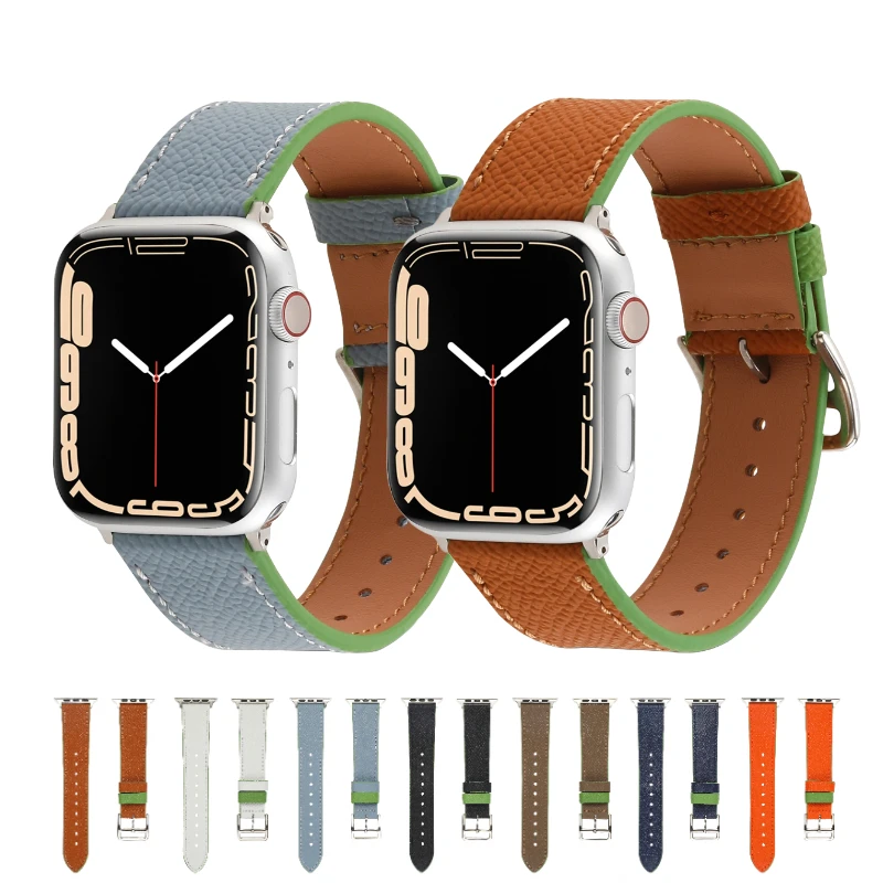 Ремешок кожаный премиум-класса для Apple watch Ultra, браслет для iwatch 6 5 4 3 SE 44 мм 40 мм 49 мм 10 42 мм 46 мм 9 8 7 45 мм 41 мм
Ремешок кожаный премиум-класса для Apple watch Ultra, браслет для iwatch 6 5 4 3 SE 44 мм 40 мм 49 мм 10 42 мм 46 мм 9 8 7 45 мм 41 мм