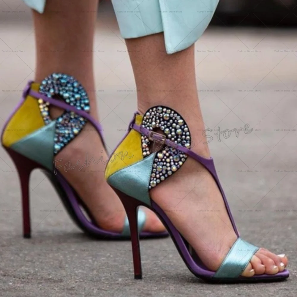 Mixed Color Peep Toe Crystal Sandals Fashion Women Shoes Stilettos High Heels Party Banquet Dating 2025 Zapatos Para Mujere
Mixed Color Peep Toe Crystal Sandals Fashion Women Shoes Stilettos High Heels Party Banquet Dating 2025 Zapatos Para Mujere