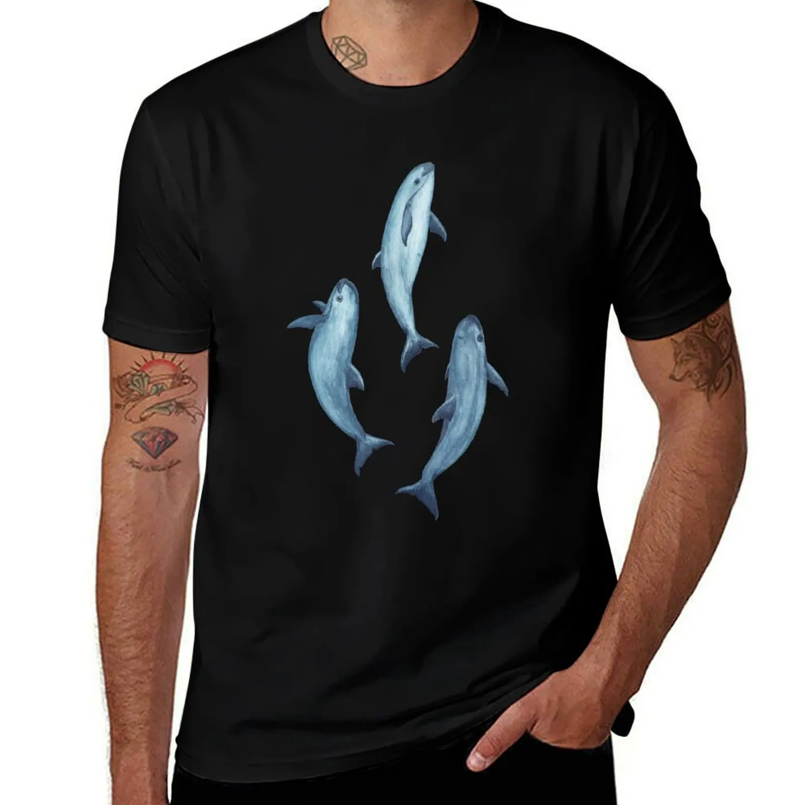 Sea of Vaquitas ~ watercolor pattern by Amber Marine, art 2015 T-Shirt topping croswit shirt man mens t shirts
Sea of Vaquitas ~ watercolor pattern by Amber Marine, art 2015 T-Shirt topping croswit shirt man mens t shirts