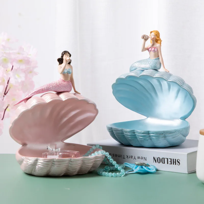 Girls Room Decoration Table Ornament Mermaid Figurines Resin Craft Miniatures Desk Storage Rack For Jewelries Keys Cosmetics
Girls Room Decoration Table Ornament Mermaid Figurines Resin Craft Miniatures Desk Storage Rack For Jewelries Keys Cosmetics