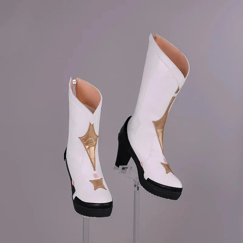Wuthering Waves Aemeath High Heels Cosplay Game Shoe Accessories Props Anime Fleet Snowfluff for Woman Costume Matching Shoes h
Wuthering Waves Aemeath High Heels Cosplay Game Shoe Accessories Props Anime Fleet Snowfluff for Woman Costume Matching Shoes h