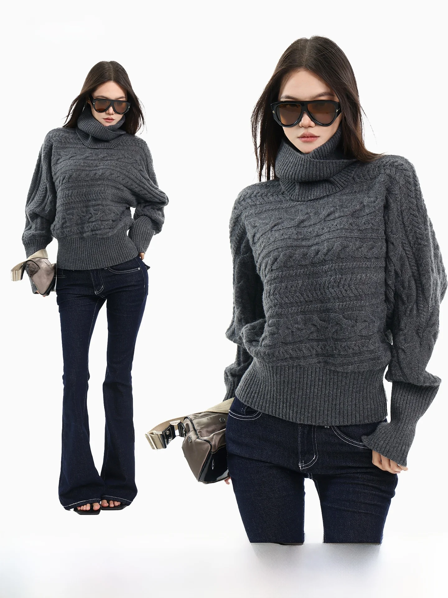 Винтажный вязаный свитер для женщин: свободный, теплый, модный, с длинными рукавами, круглым вырезом, для повседневной носки осенью и зимой
Винтажный вязаный свитер для женщин: свободный, теплый, модный, с длинными рукавами, круглым вырезом, для повседневной носки осенью и зимой