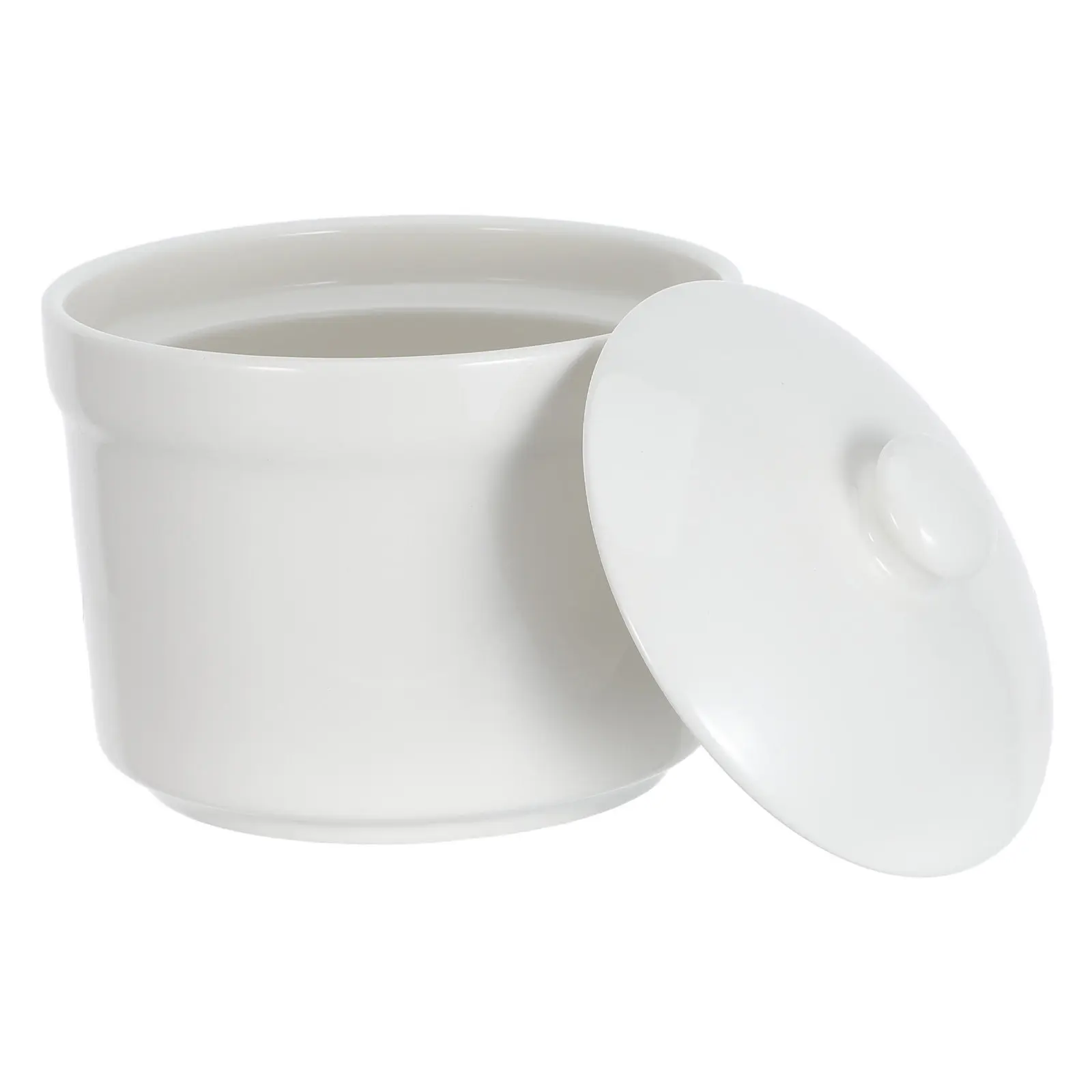 Lidded Soup Bowl Ceramic Steaming Pot Steamed Egg Cup Dessert Serving Bowl Kitchen Tableware Heat Resistant Sturdy Lightweight
Lidded Soup Bowl Ceramic Steaming Pot Steamed Egg Cup Dessert Serving Bowl Kitchen Tableware Heat Resistant Sturdy Lightweight