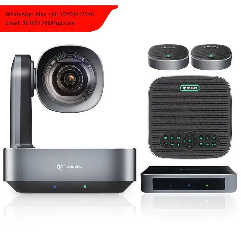 10X Zoom HD-MI Conference Camera With Wireless BT Speaker And Expansion Mics
10X Zoom HD-MI Conference Camera With Wireless BT Speaker And Expansion Mics