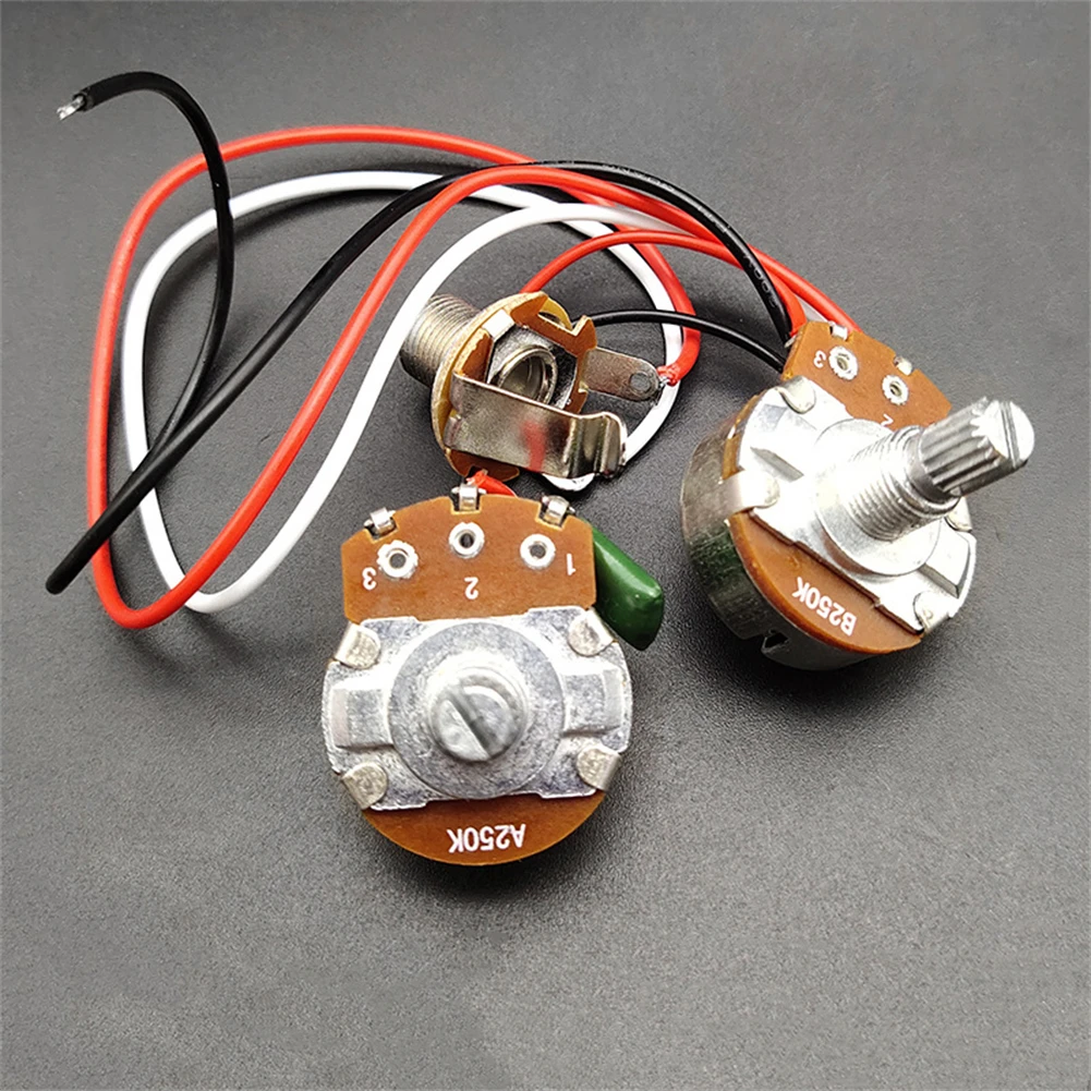 1 Set Wiring Harness Metal PB Bass Wiring Harness Prewired Set 250K Big Pots 1V1T For Precision Bass Guitar Accessories
1 Set Wiring Harness Metal PB Bass Wiring Harness Prewired Set 250K Big Pots 1V1T For Precision Bass Guitar Accessories