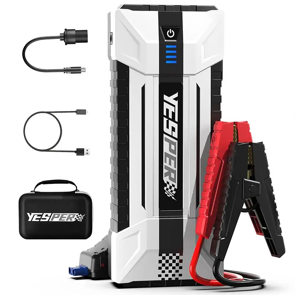 YESPER 3000A Jump Starter 12V Auto Starting Device For 10.0L/8.0L Emergency Car Battery Jump Starter
YESPER 3000A Jump Starter 12V Auto Starting Device For 10.0L/8.0L Emergency Car Battery Jump Starter